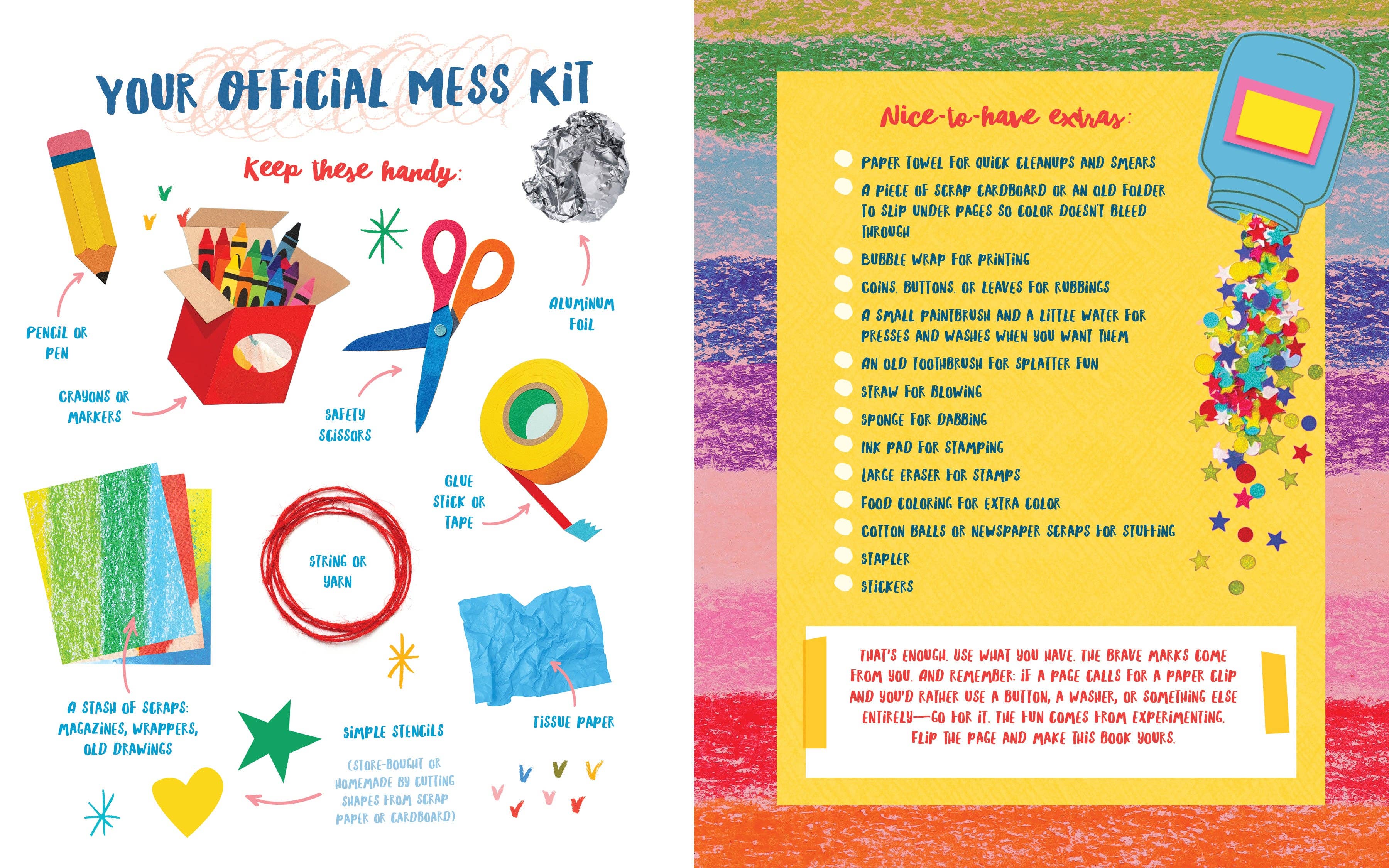 Splatter This Art Book! | A Radical Journal with 45 Activities