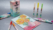 Pintar Acrylic Paint Markers - 24 Pack With 0.7 mm Tips