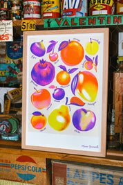 Fruits A3 Poster - Manon Bucciarelli