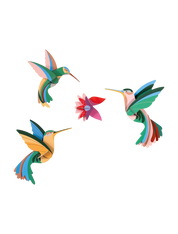 Dance of Hummingbirds | DIY 3D Wall Art Craft Kit