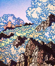 Les Dents du Midi - A3 poster - Clement Vuillier