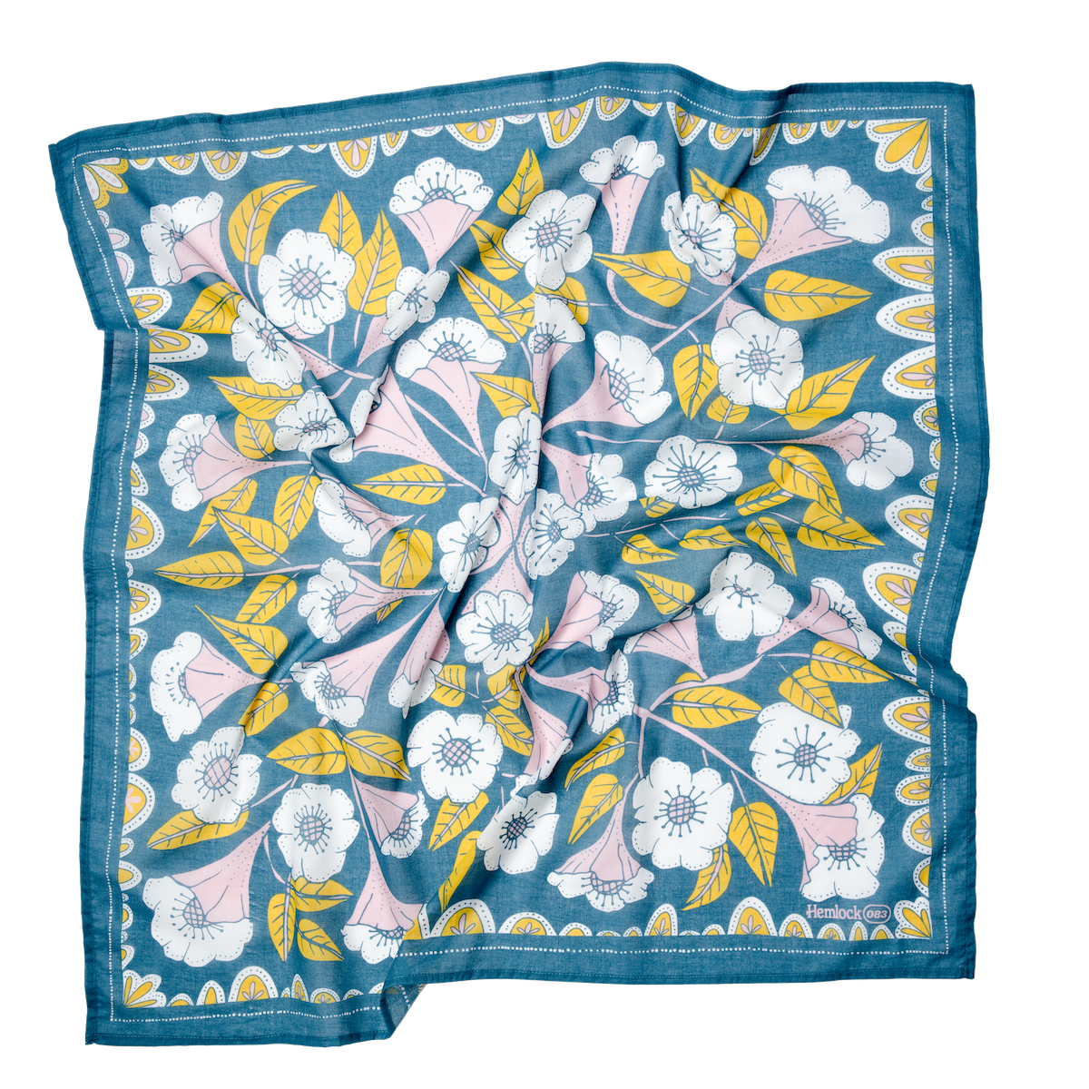 Wild Rag Evangeline Cotton Bandana - Hemlock No. 83
