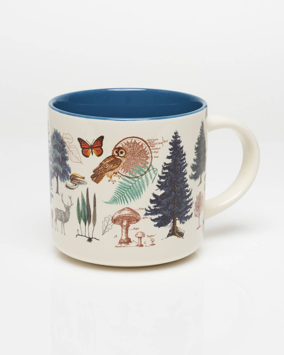 Retro Woodland Forest Mug