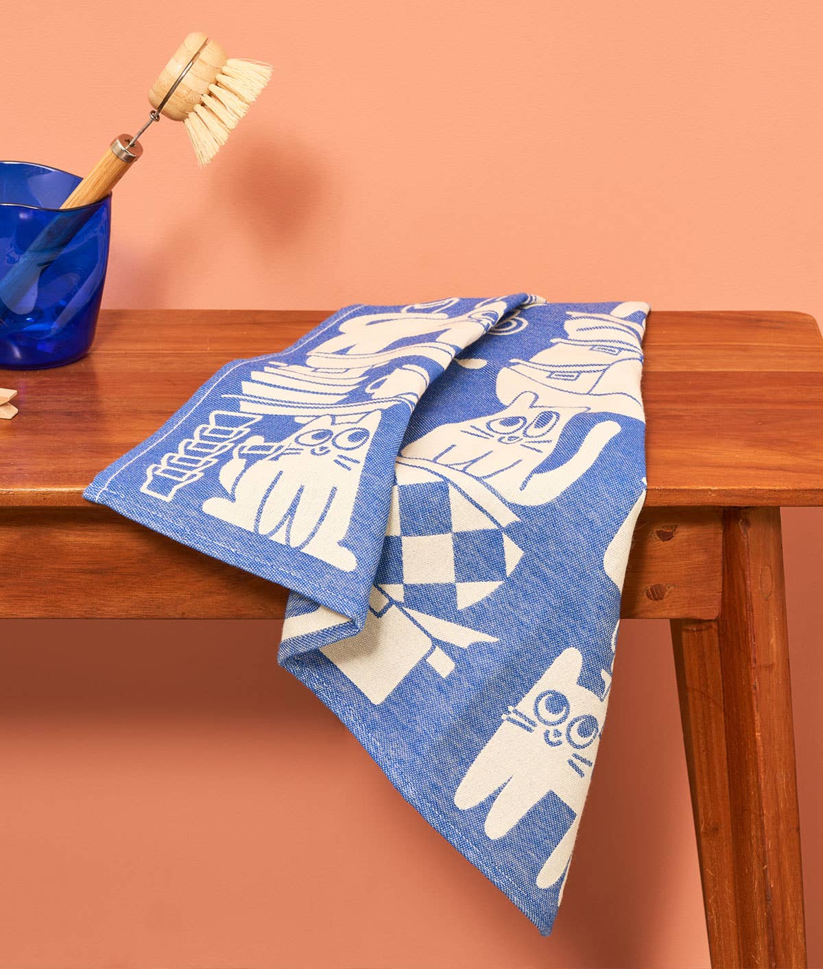 Kitchen Cats Cotton Tea Towel