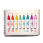 Jumbo Jots Dual Tip Unicorn Markers - Set of 8