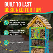 Bug Hotel Butterfly House Woodworking Kit