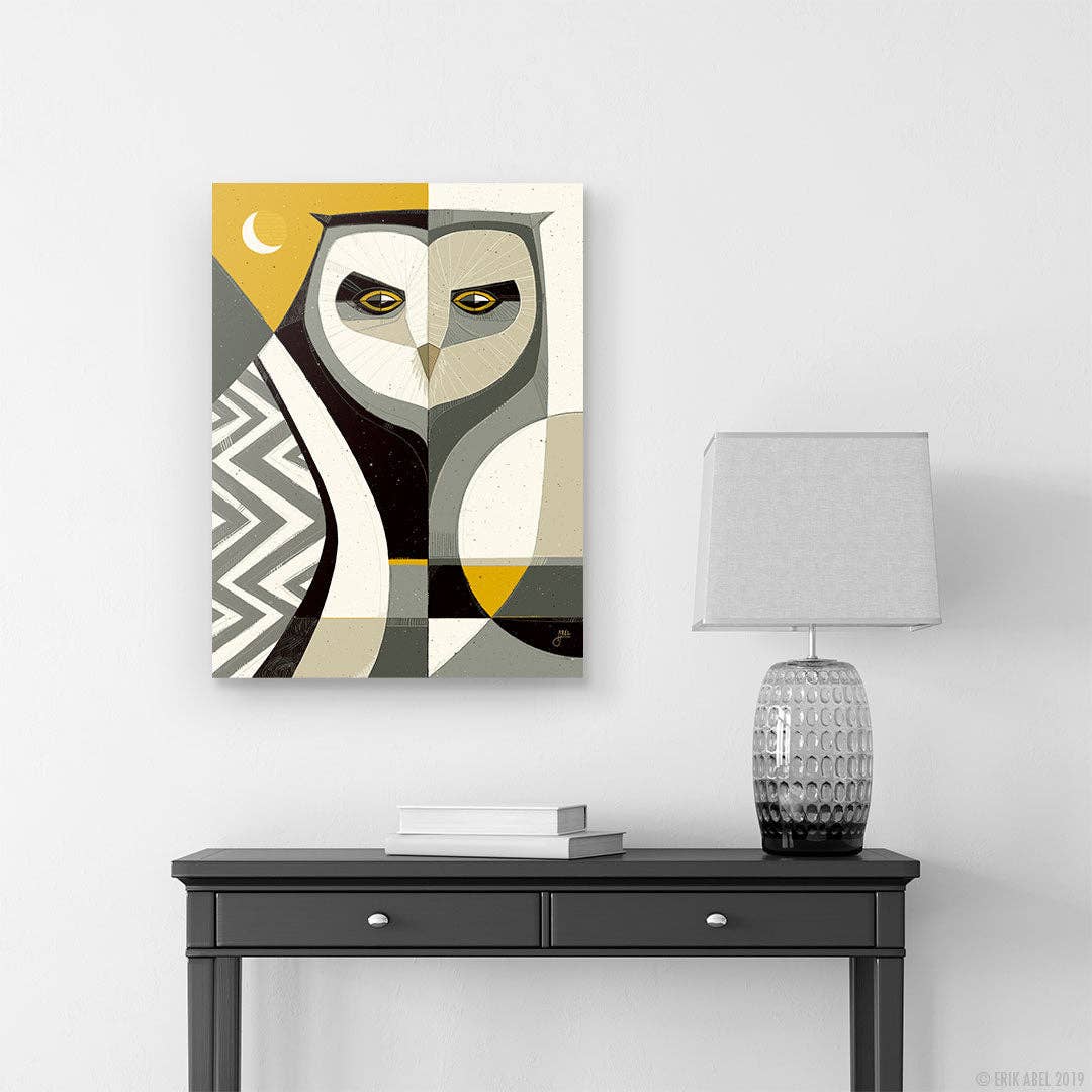 Who? Yellow - 9x12 Giclee Print