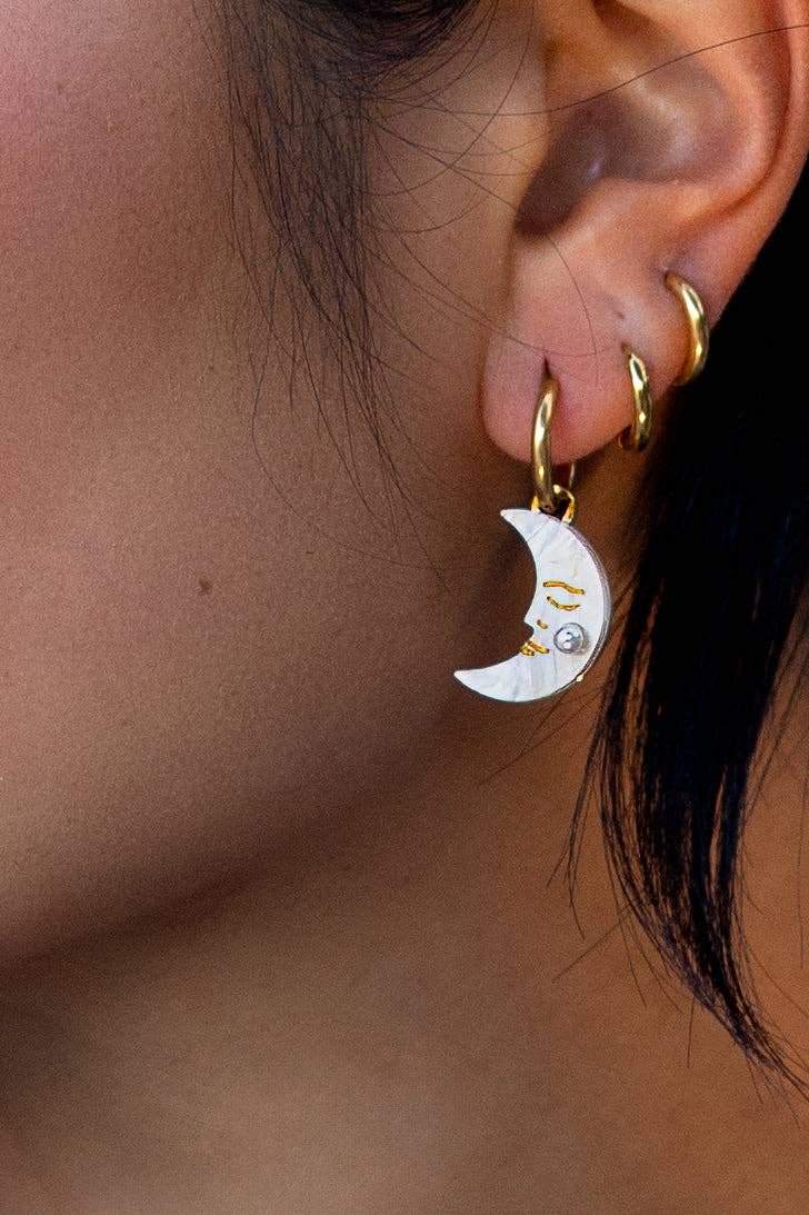 Celestial Hoops | 18K Gold Plated
