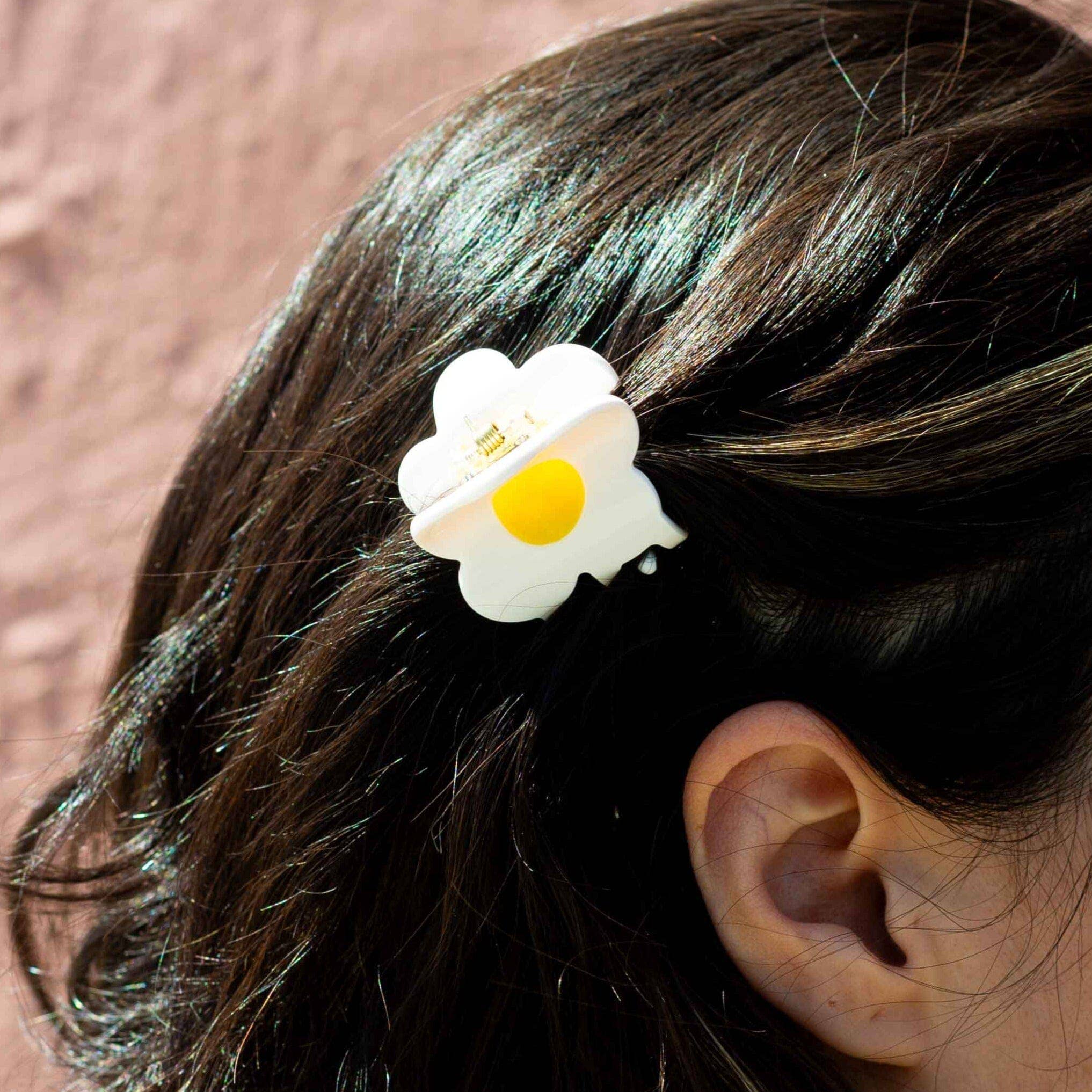 Flower | Mini Hair Claw Clip