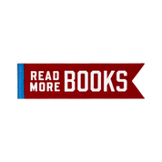 A red and white bookmark with the text 'READ MORE BOOKS' printed in white, Columbia and gold details.