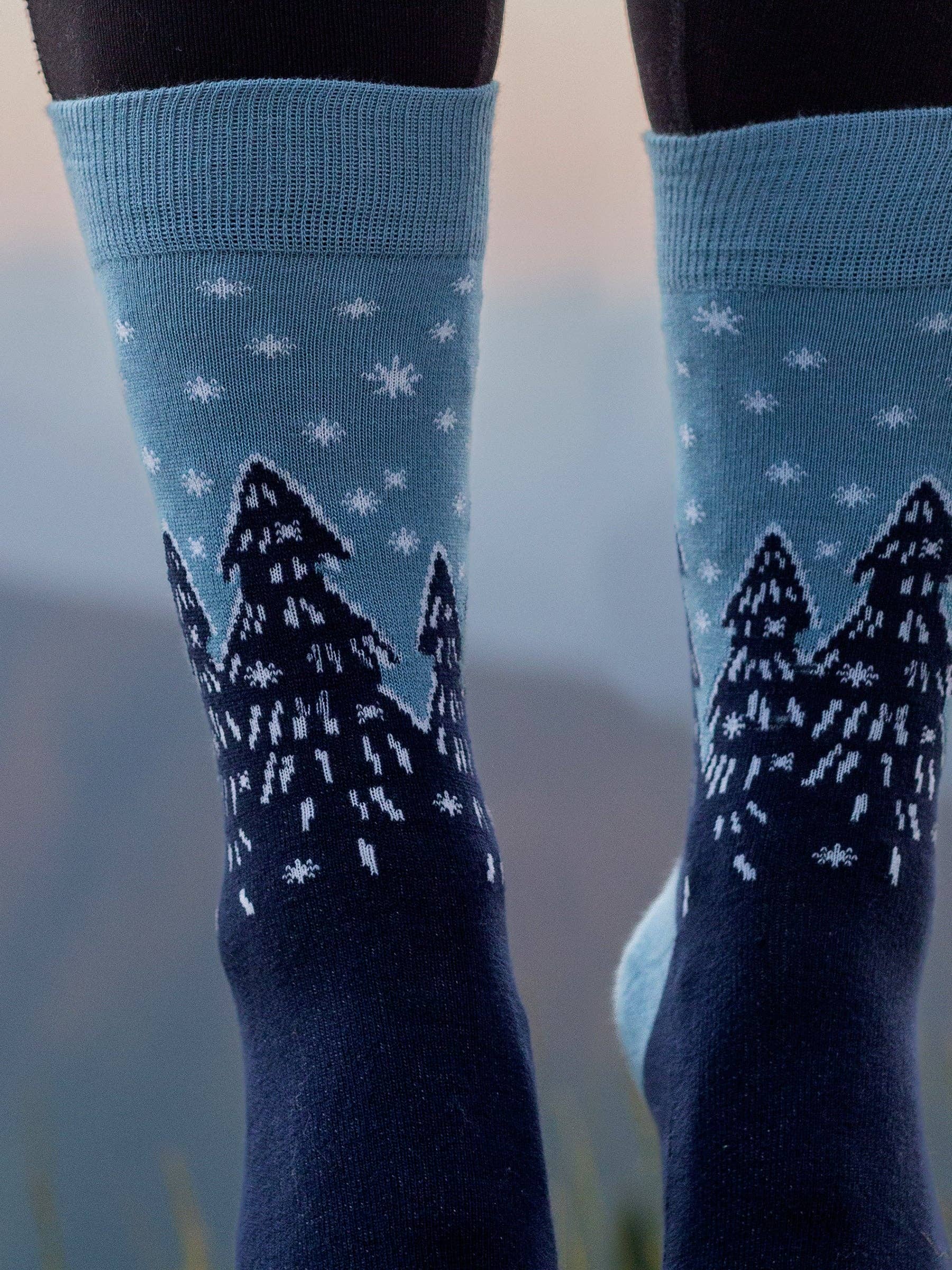 Forest Flurries Socks - One Size Fits All