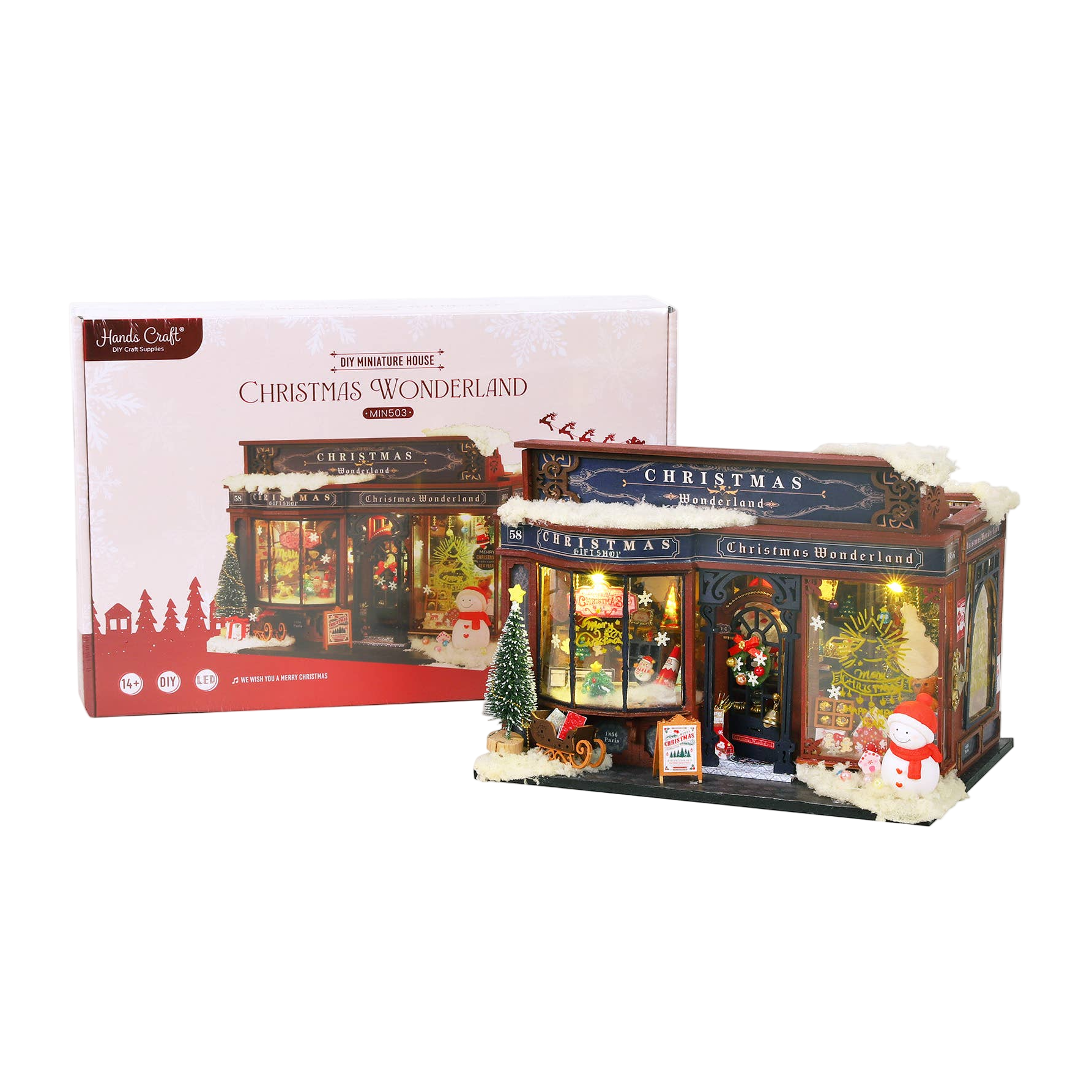 Christmas Wonderland DIY Miniature House Kit
