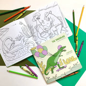 The Dinosaurs A Jurassic Adventure - Coloring Book