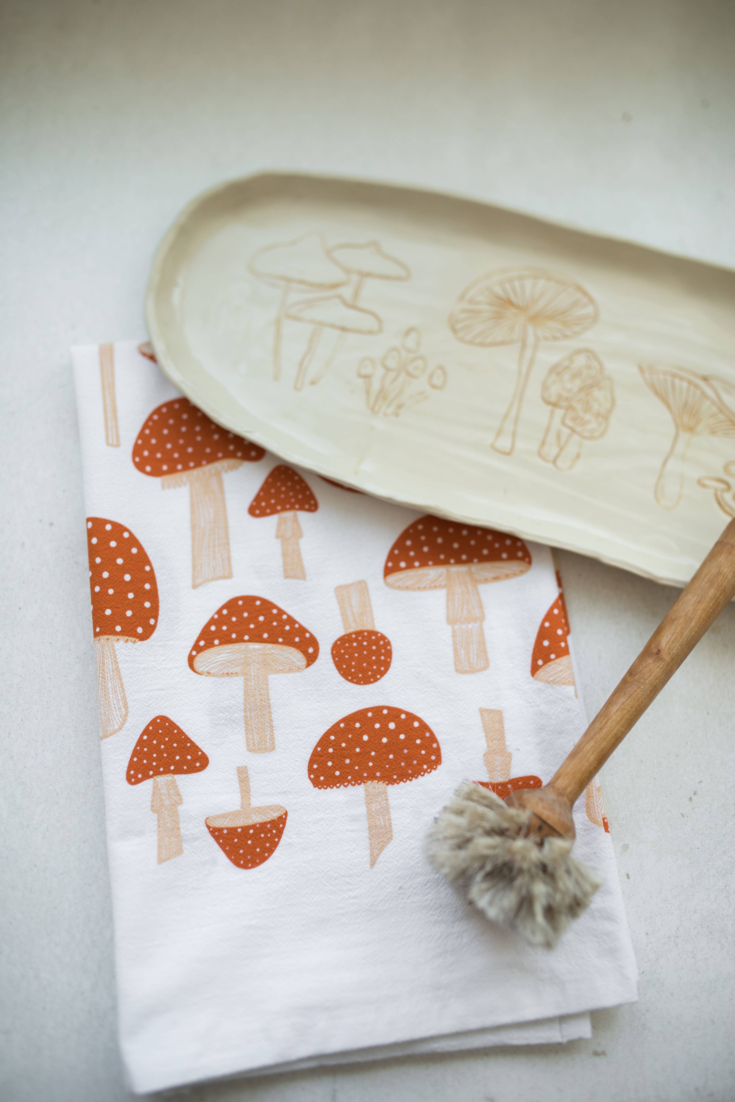 Mushroom Tea Towel