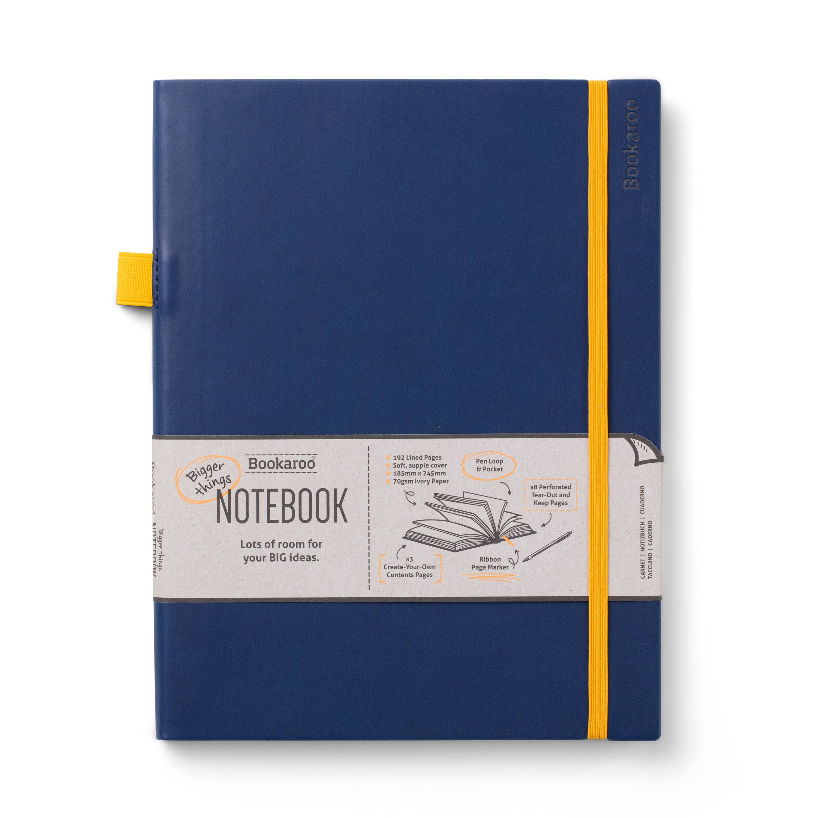 Bookaroo Bigger Things Notebook - 4 Colors Available