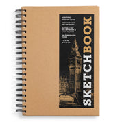 Medium Sketchbook 7 x 10" - Spiral Bound Hardcover (Kraft)