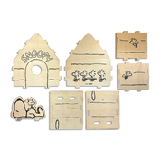 OOLY x Peanuts: Color-in' Wooden Birdhouse Kit