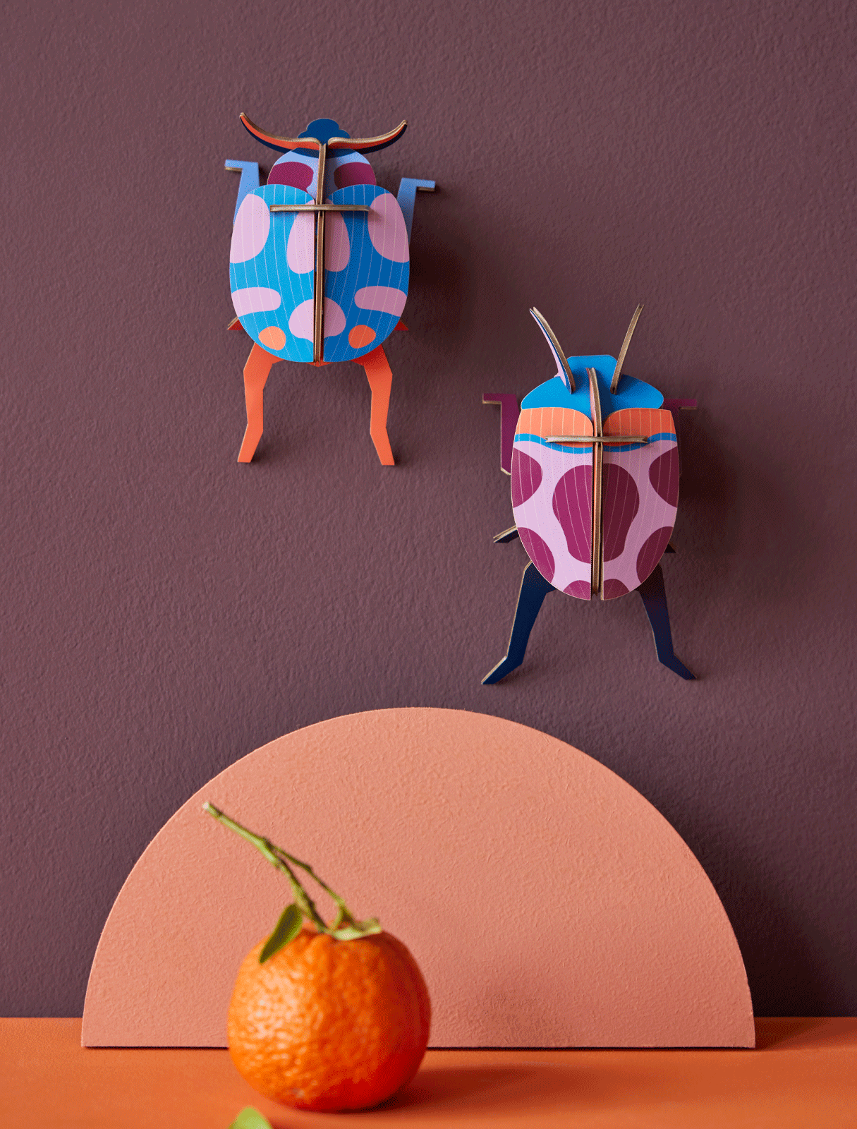 Coccinelle Couple - DIY Wall Art Kit