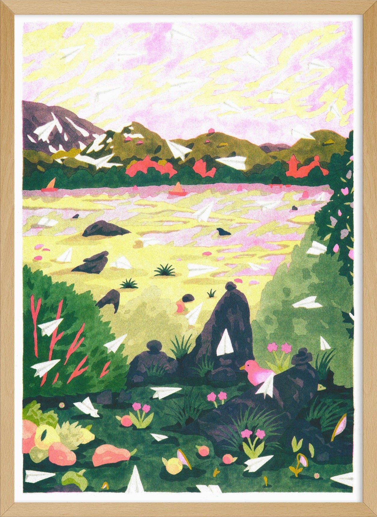 Paper Jam A3 Poster - Camille Gobourg