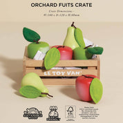 Orchard Fruits Wooden Market Crate