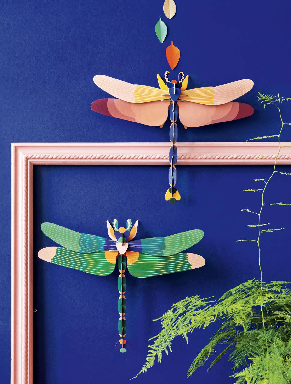 Giant Green Dragonfly 3D Wall Art
