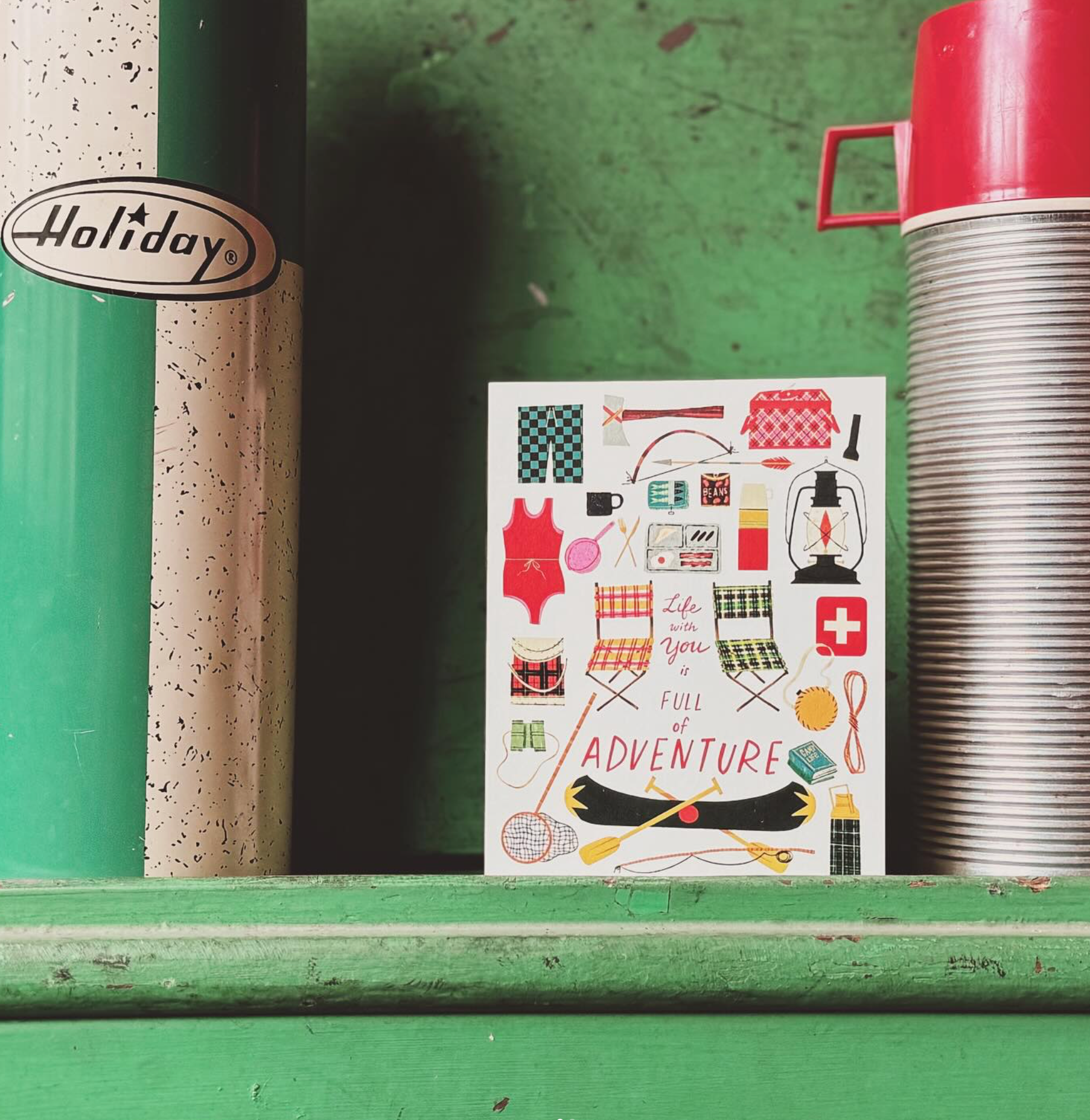 Life With You Is Full Of Adventure Greeting Card