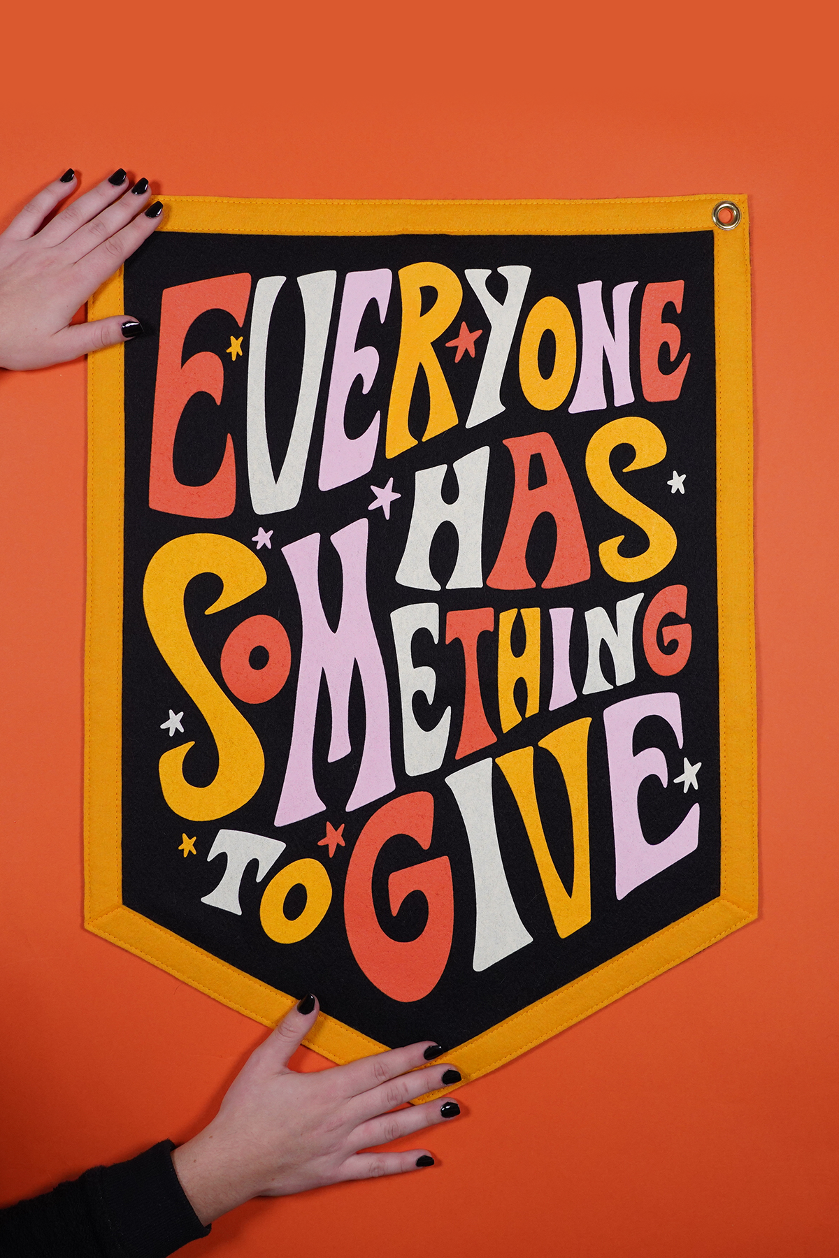 Everyone Has Something To Give Camp Flag • Sarah Day x Oxford Pennant