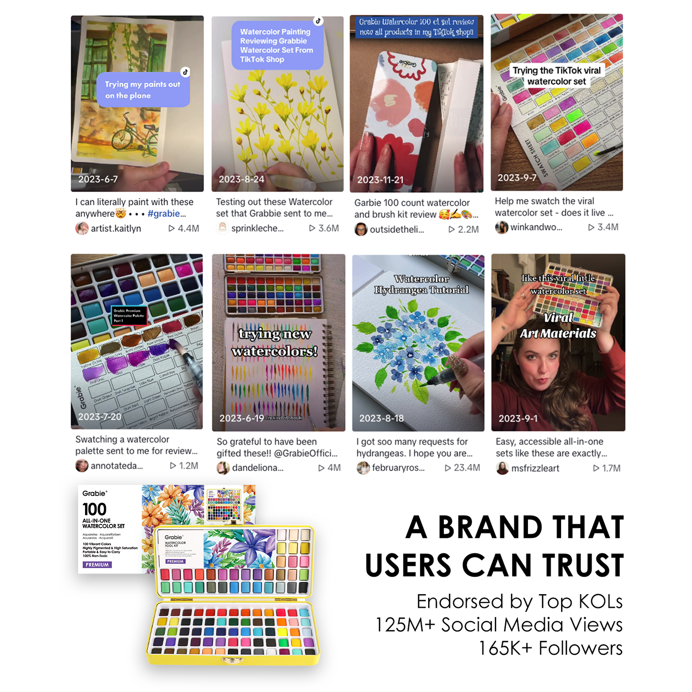 All-In-One Premium Watercolor Set of 100