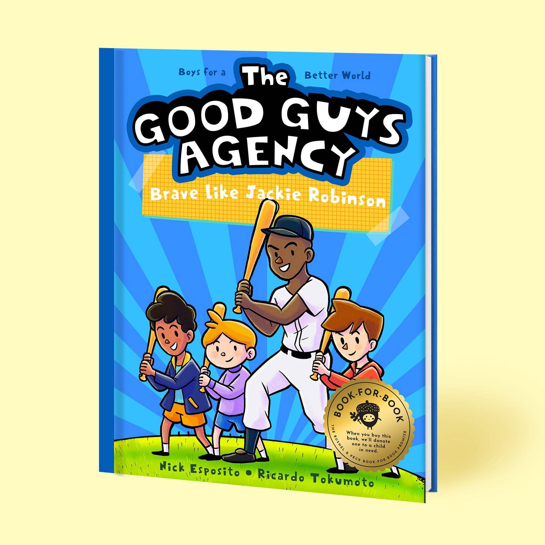 Brave Like Jackie Robinson (Children's Book Graphic Novel)