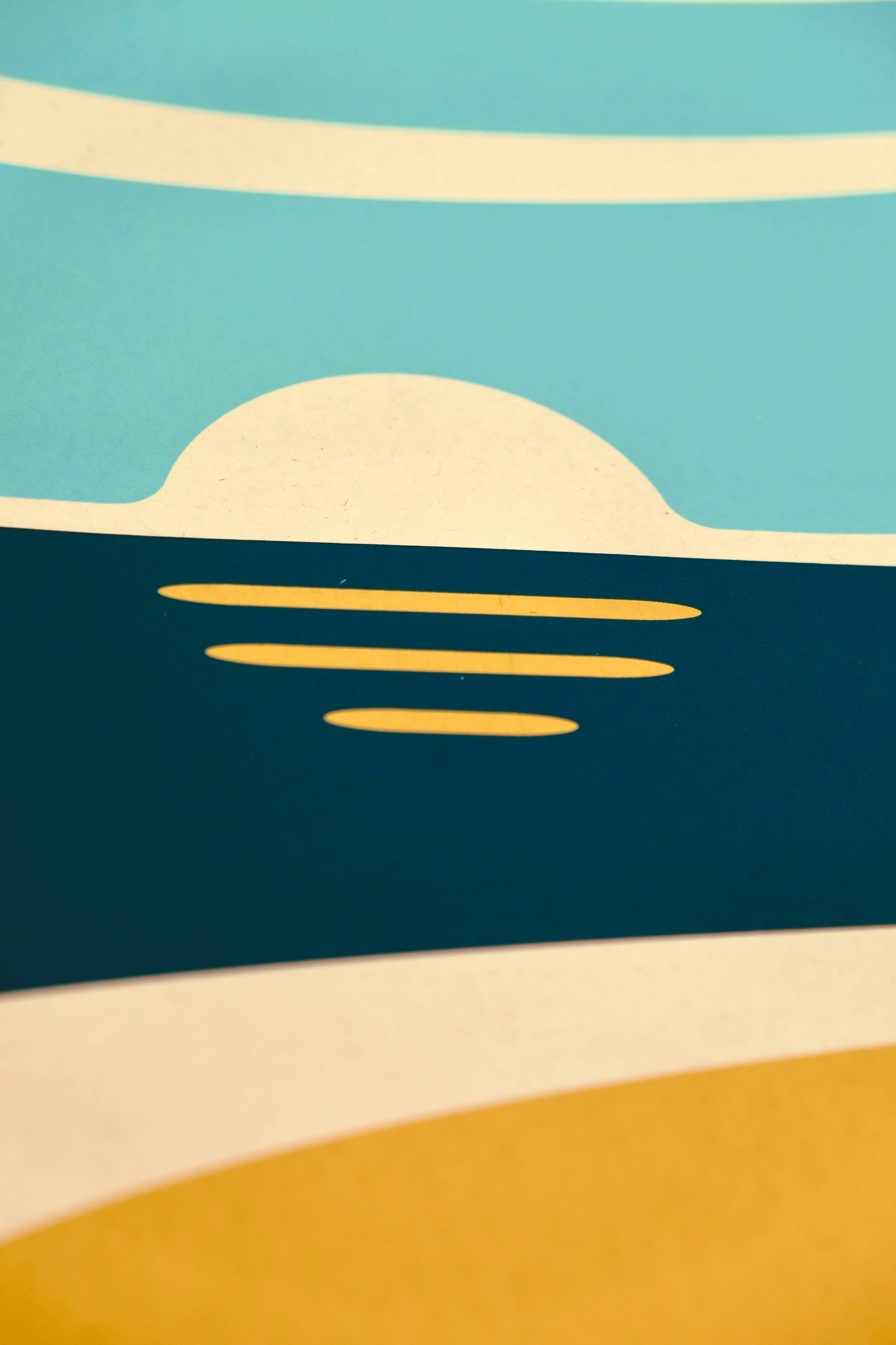 Horizons: Beach - Three-Color Screen Print