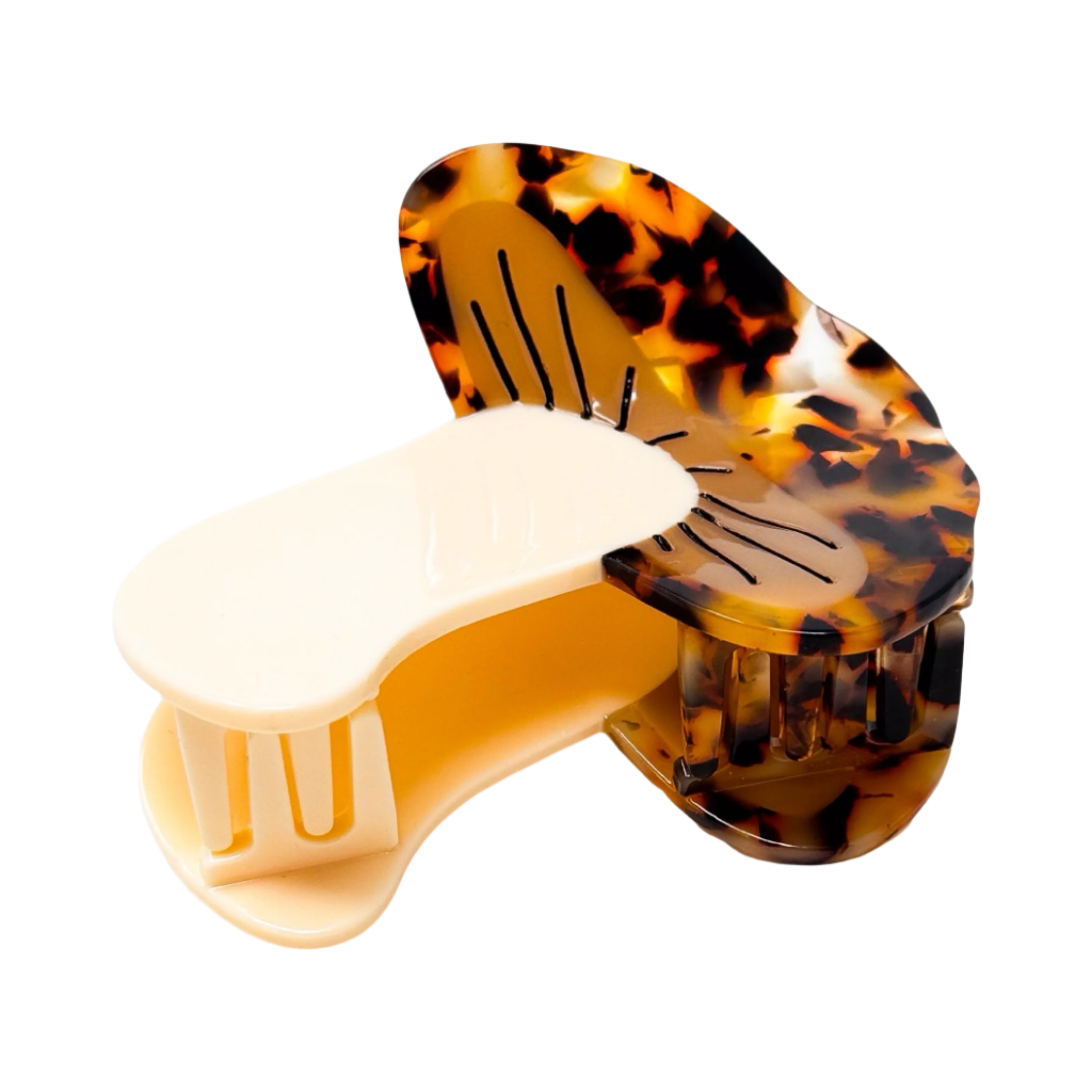 Midi Shiitake Hair Claw Clip