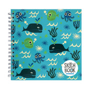 Ocean Friends Square Sketchbook 9"x9"