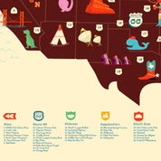 Roadside America print with Stickers - 18" x 24"