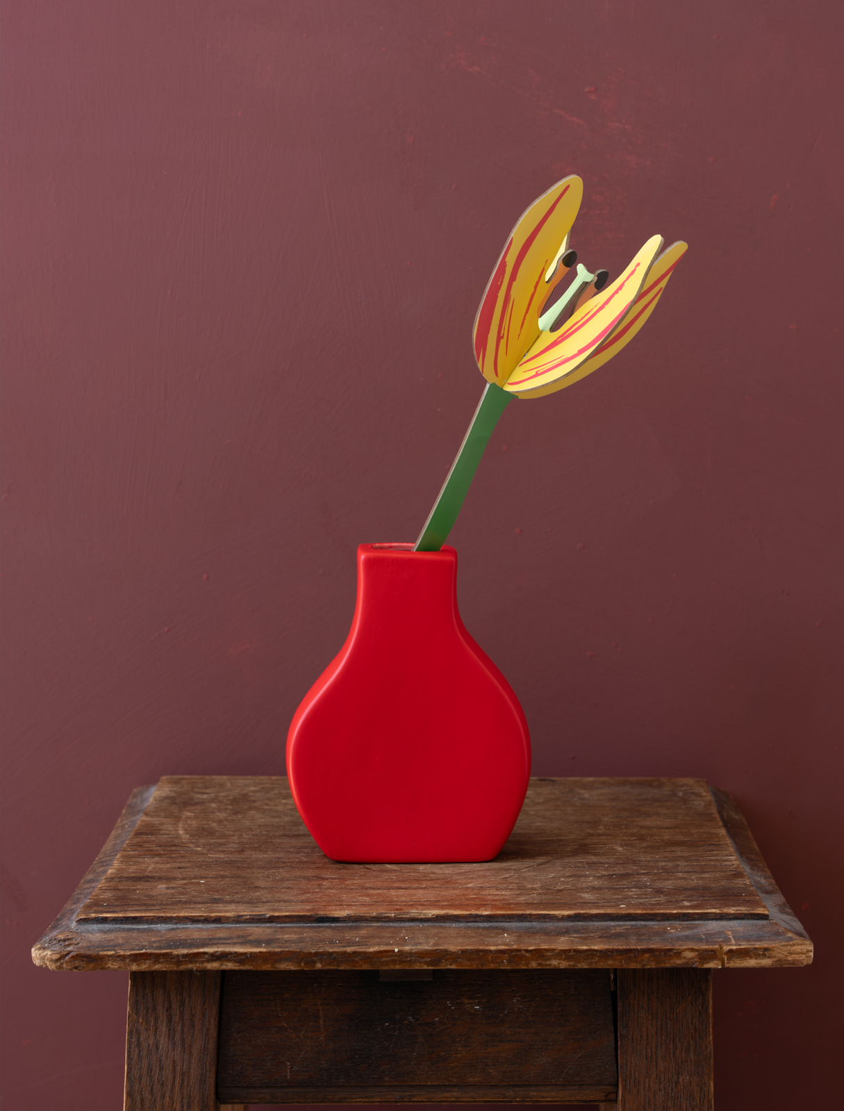 Sunset Tulip | DIY 3D Small Everlasting Flower Craft Kit