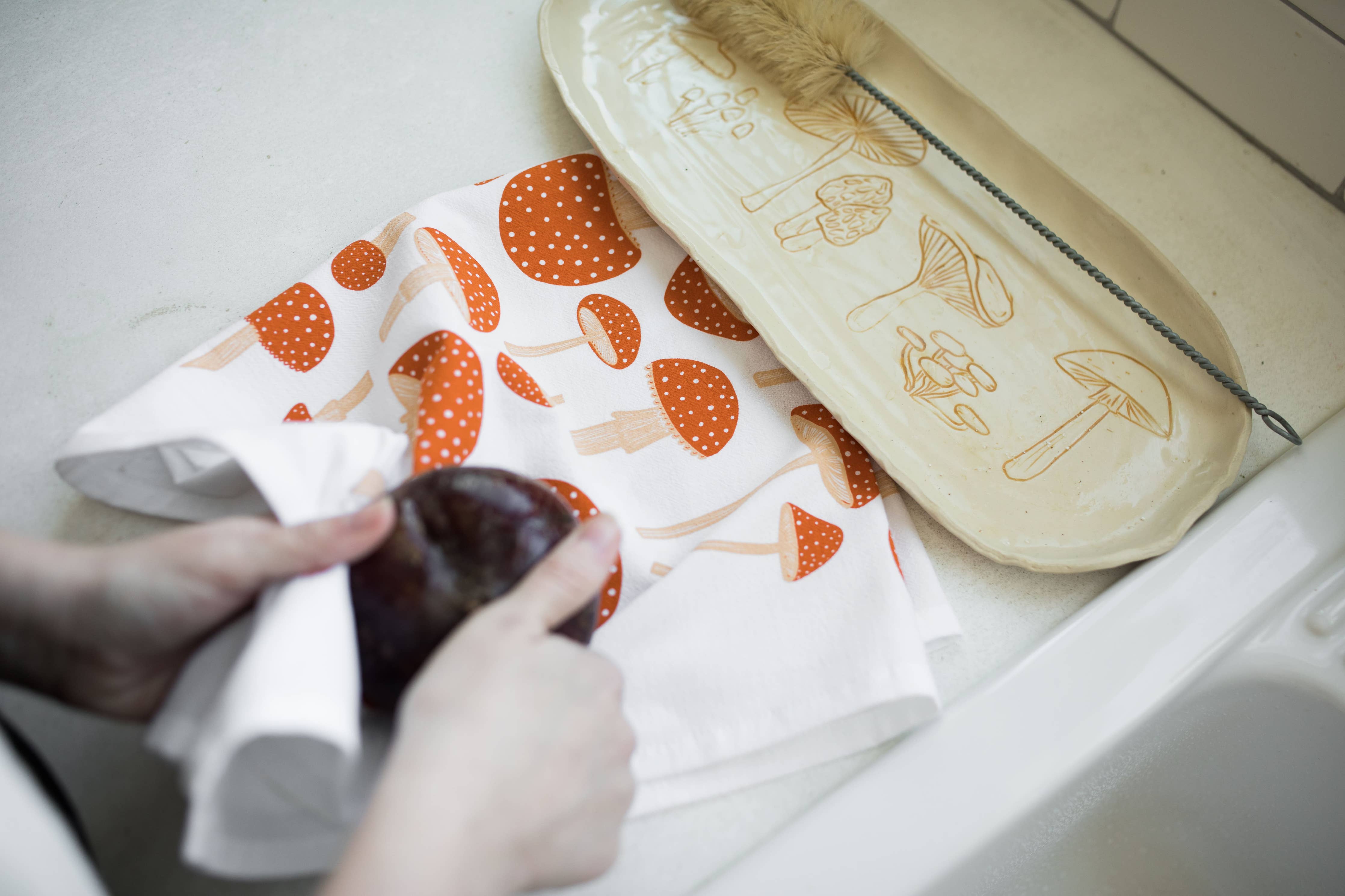 Mushroom Tea Towel