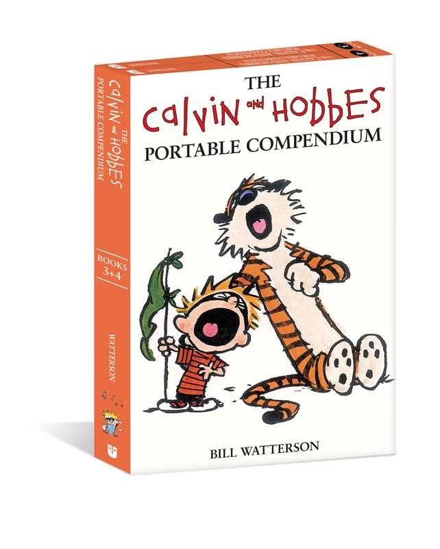 Set 2 Calvin and Hobbes Portable Compendium by Bill Watterson