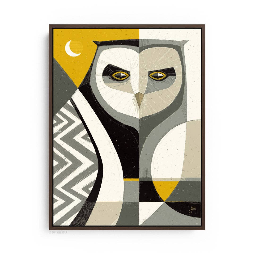 Who? Yellow - 9x12 Giclee Print