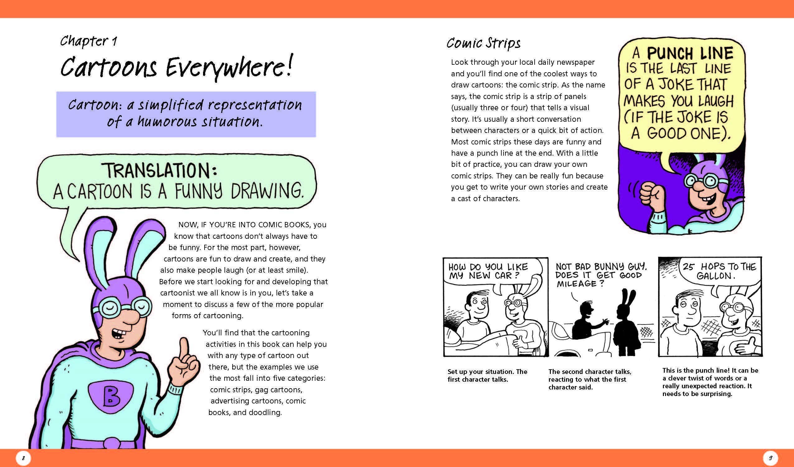 Art for Kids: Cartooning by Art Roche