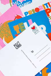 XL Postcard Set of 6 with Inspirational Messages