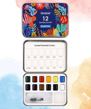 Watercolor Pocket Set Of 12 With Brush