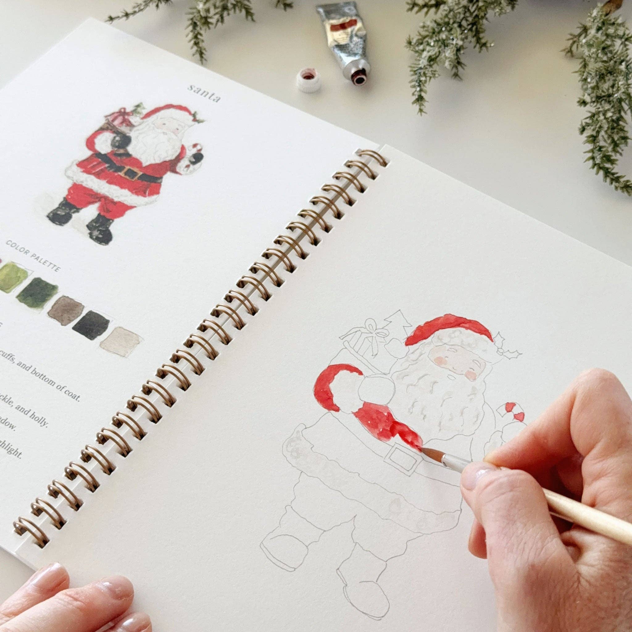 Classic Christmas | Watercolor Workbook
