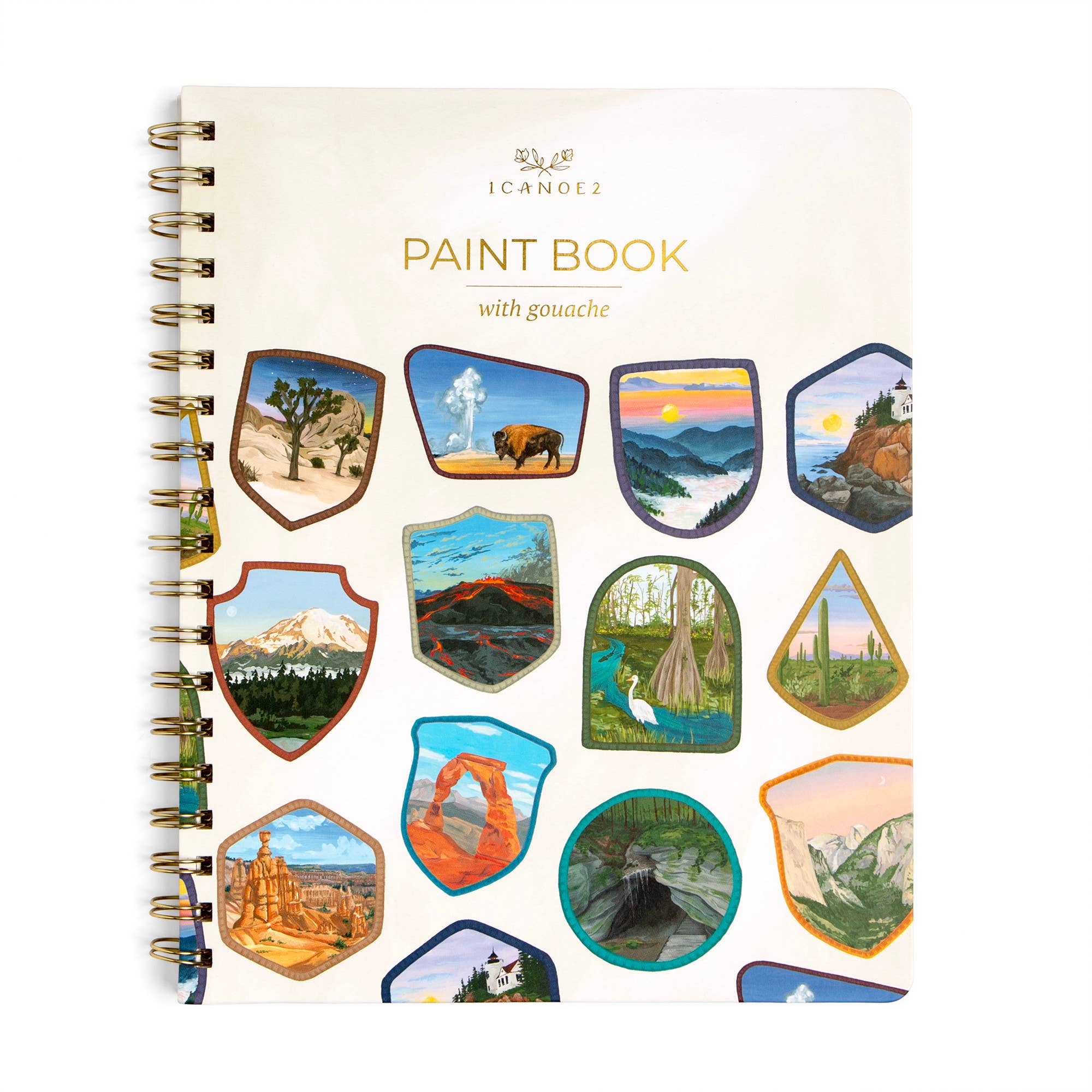 National Parks Learn-To-Paint Gouache Paint Book