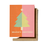 Pinkmas Tree Greeting Card