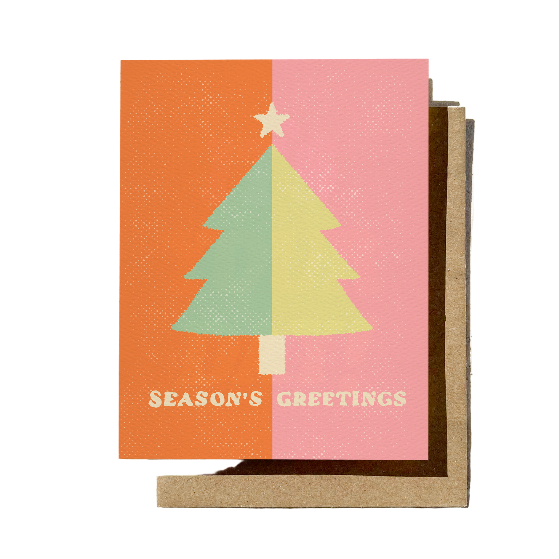Pinkmas Tree Greeting Card
