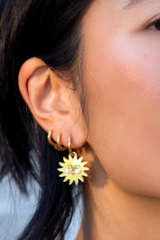 Celestial Hoops | 18K Gold Plated