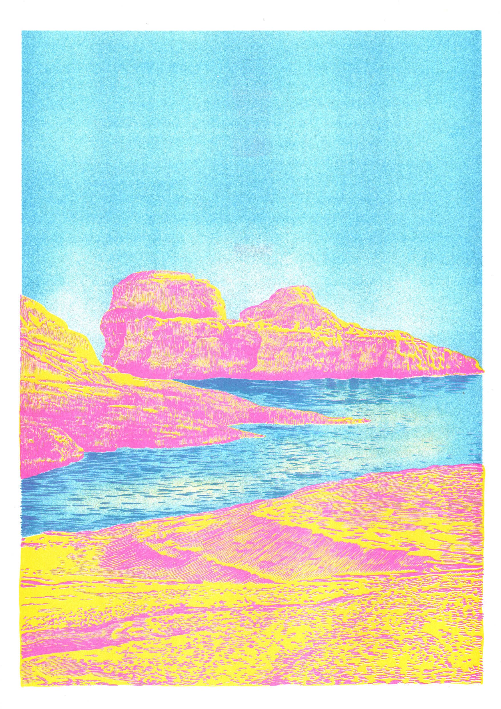 A3 poster - Manon Diemer - Heat Rock