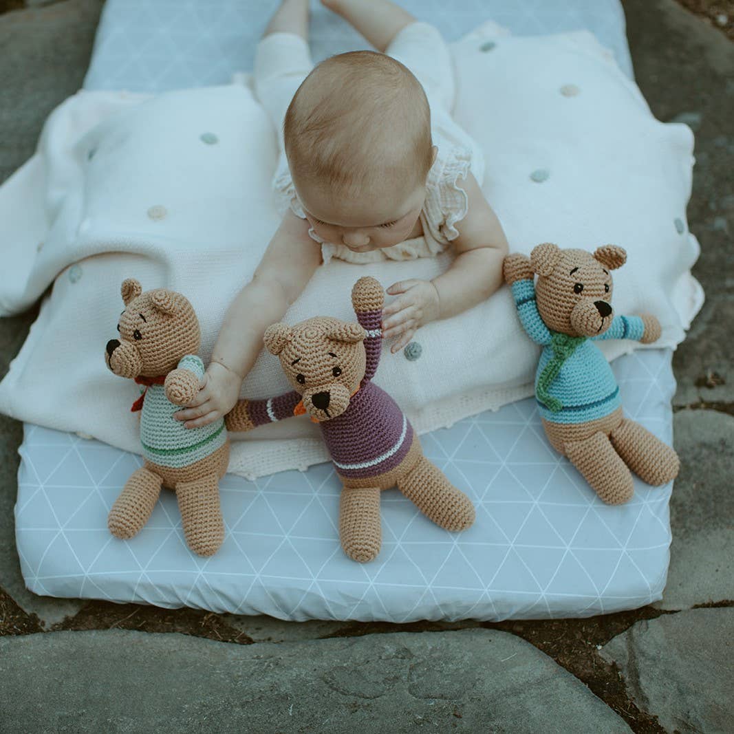 Plush Teddy Bear Stuffed Animal - Duck Egg Bue