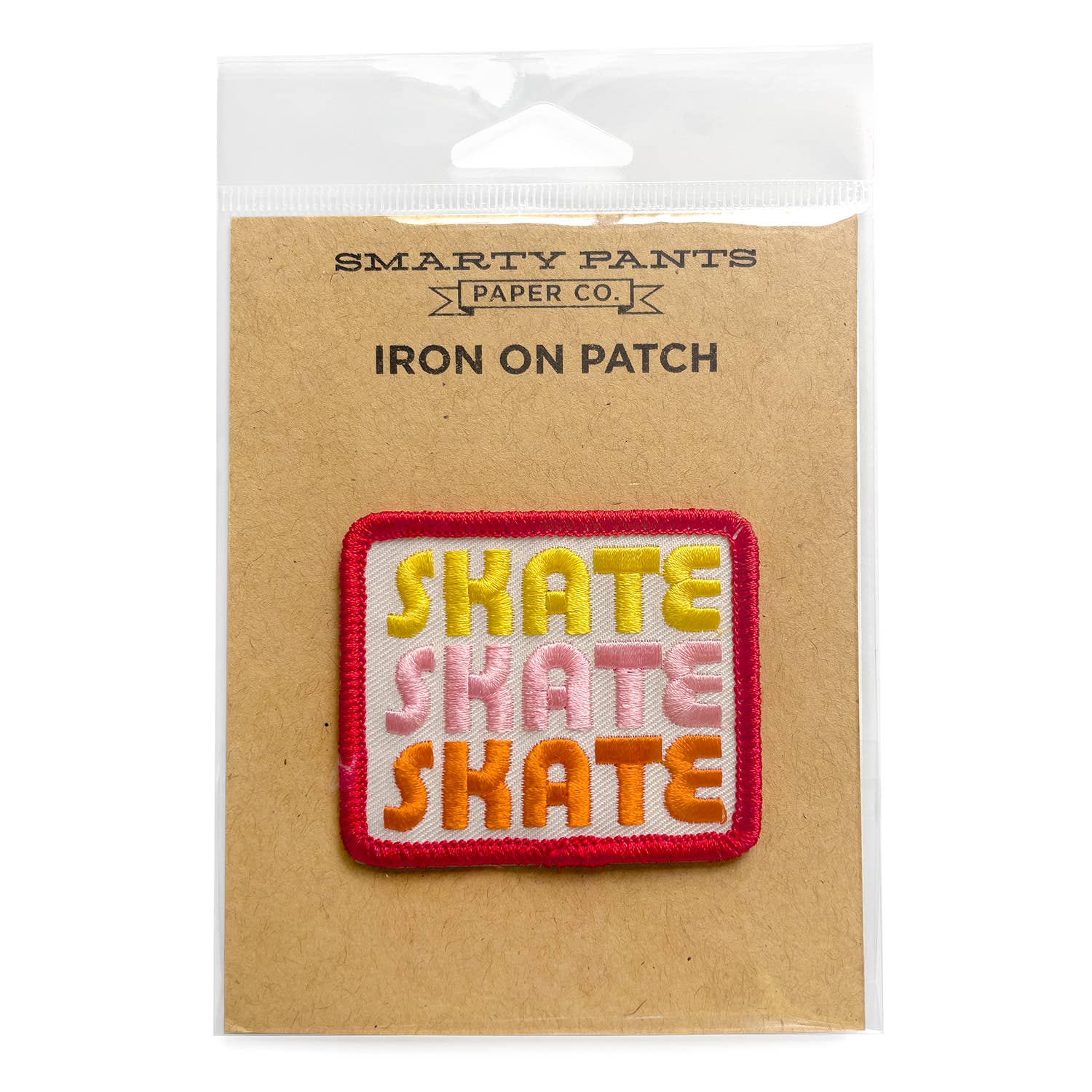 Skate Skate Skate  Embroidered Patch