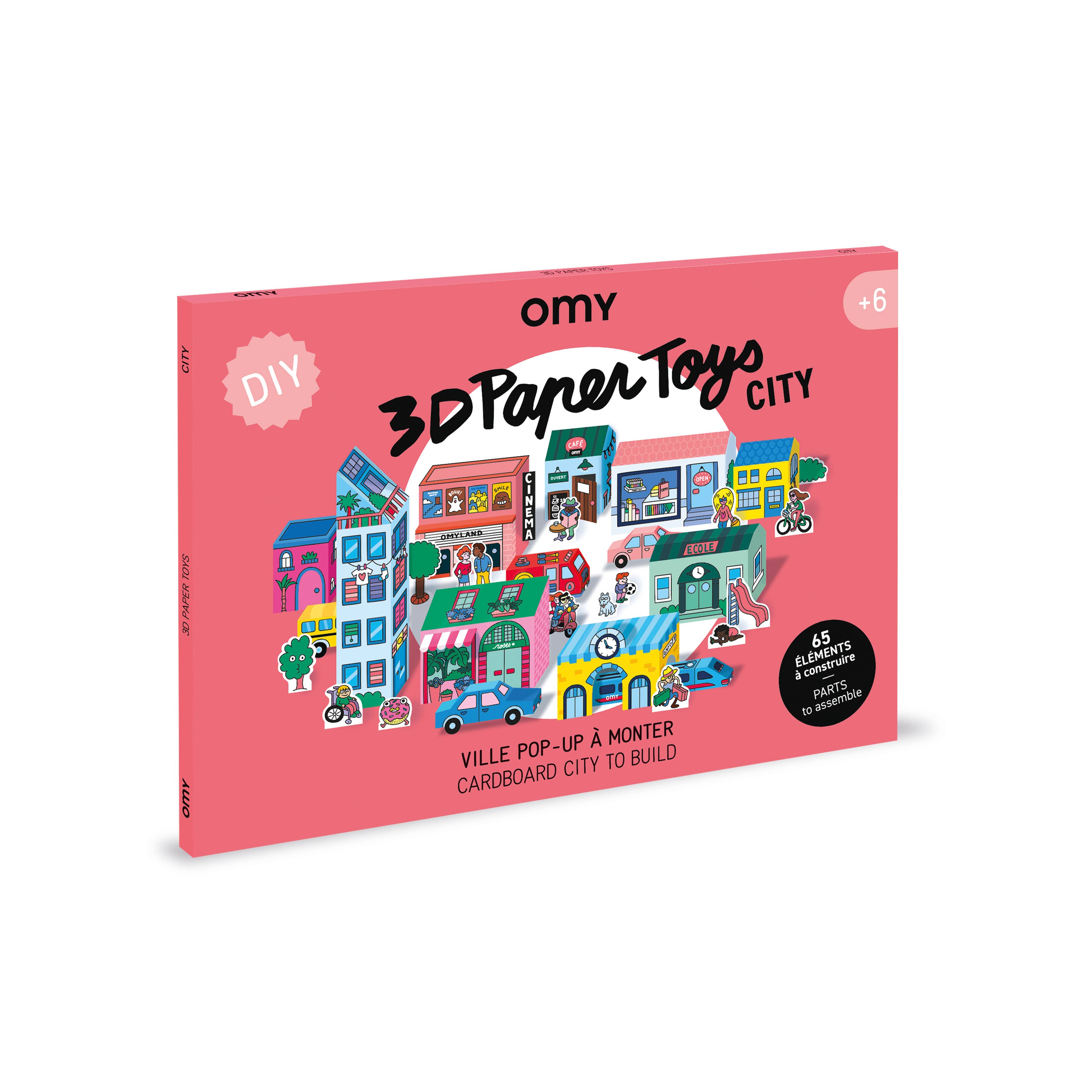 3D City Paper Toys