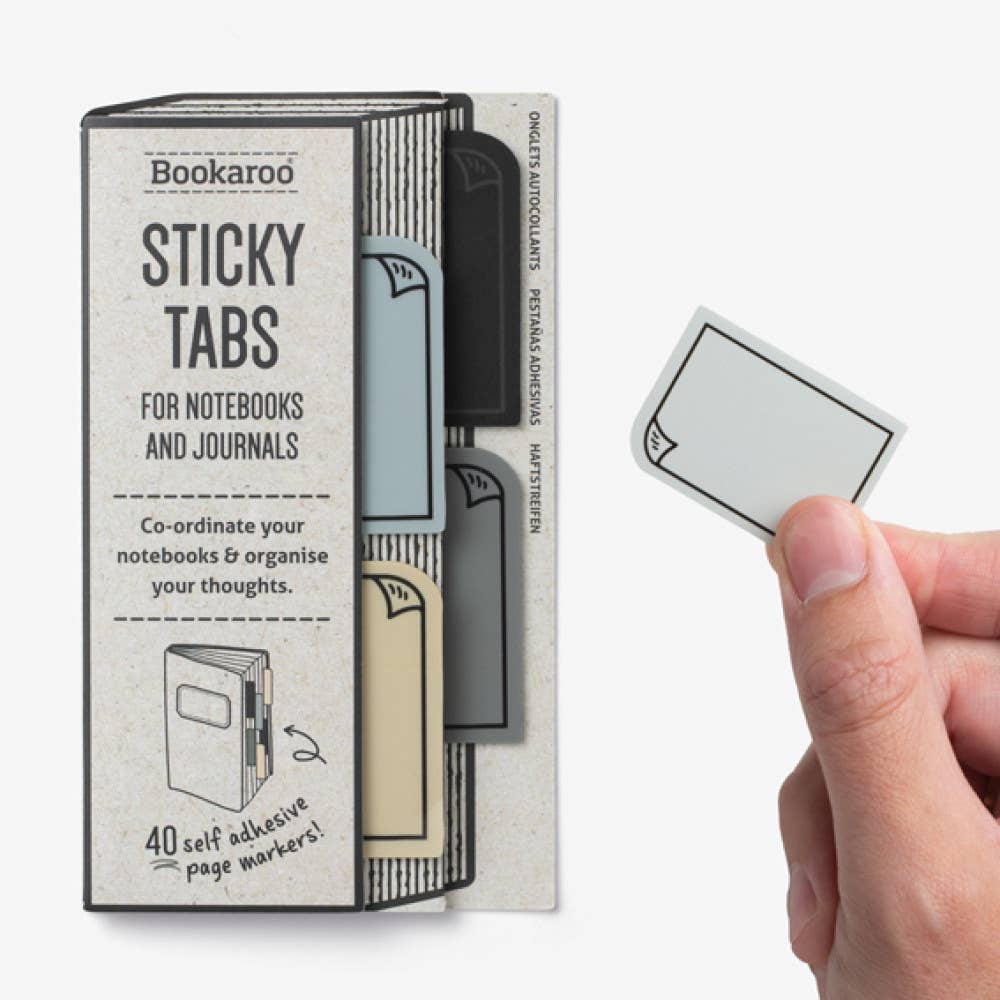 Bookaroo Sticky Tabs - Blues and Greens